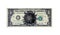 Coronavirus in the USA. Montage of a banknote of 1 US dollars with a virus 3D model instead of a portrait. A global threat to the