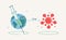 Coronavirus vaccination, social distance measure