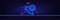 Coronavirus vaccine line icon. Covid-19 syringe sign. Neon light glow effect. Vector