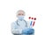 Coronavirus vaccine. Russian virologists have created a vaccine against coronavirus. Scientist rejoices at being saved from the