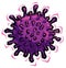 Coronavirus vector illustration a graphic concept design of SARS COVID 2