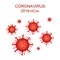 Coronaviruses vector illustration