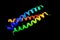 Coronin-1A, a protein implicated in both T-cell mediated immunity and mitochondrial apoptosis. 3d rendering