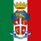 Corpo dei Carabinieri coat of arms on the Italian flag, Italy