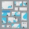 Corporate brand identity. Business stationery mockup branding envelope card mug document presentation. Corporation 3D