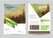 Corporate brochure flyer design layout template in A4 size