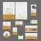 Corporate business objects, wooden style for your