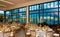 Corporate Event Dinner, Marina Bay View, Decoration Tables Decoration, Lecture Banquet