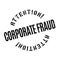 Corporate Fraud rubber stamp