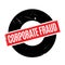 Corporate Fraud rubber stamp