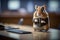 Corporate Hamster: A High-Resolution Office Experience with Bokeh and Tilt Blur