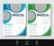 Corporate healthcare and medical flyer brochure template Vector