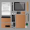 Corporate identity mock-up classic style