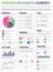 Corporate infographic resume elements template