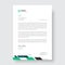 Corporate modern letterhead design