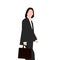 Corporate Professional: Illustration of a woman Office Worker