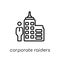 Corporate raiders icon from Corporate raiders collection.