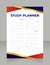 Corporate training planner worksheet design template