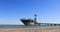 Corpus Christi Texas beach USS Lexington aircraft carrier 4K 1730