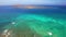 Corralejo beach and view of Lobos island. Fuerteventura