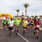 CORRALEJO - OCTOBER 30: Runners start the race