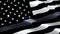 Corrections enforcement Flag Wave Loop waving in wind. Realistic Thin Grey Line Flag background. Corrections enforcement Flag Loop