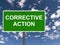 Corrective action traffic sign