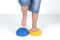 Corrective exercises for children with flat feet
