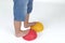 Corrective exercises for children with flat feet