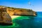 Corredoura Beach, sighted viewpoint on the trail of the Seven Suspended Valleys (Sete Vales Suspensos). Praia da Corredoura with