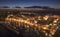 Corricella village on Procida island at night