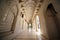 Corridor with arcs inside Grand Mosque in Oman