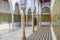 The corridor of the Barber`s Mosque, Kairouan, Tunisia