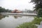 The Corridor bridge in the middle of the lake