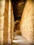 Corridor of columns at the Karnak temple in Luxor (Egypt)