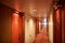 Corridor at cruise ship