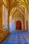 Corridor of an inner courtyard of convent of san Esteban at Salamanca, Spain