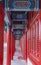 Corridor look shows series of red pillars at Forbidden City Beij