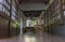 Corridor with polished wooden floor, Eiheiji, Japan