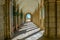 Corridor at the Royal Seat of San Lorenzo de El Escorial near Madrid, Spain