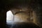 Corridor with vaulted ceilings in Hohenzollern castle in Bisingen Germany