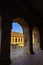 Corridors of a stepwell / baori, situated in a village of Rajasthan