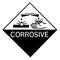 Corrosive Chemical Label