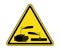 Corrosive Substance Warning Label. International Corrosive Substance Hazard Symbol. Corrosive Substance Warning Sign