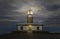 Corrubedo Lighthouse, Spain, illuminated at dusk