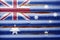 Corrugated Iron Australian Flag Background
