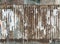 Corrugated rusty metal