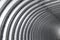 Corrugated steel wall, tunnel pattern