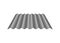 Corrugated tin. Perspective view. Simple flat illustration.