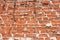 Corrupted vintage brick wall bacground